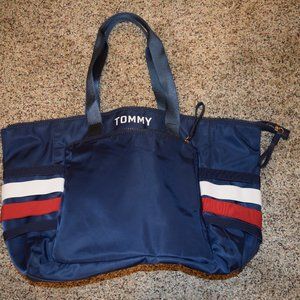 TOMMY HILFIGER TOTE BAG - BLUE, RED & WHITE